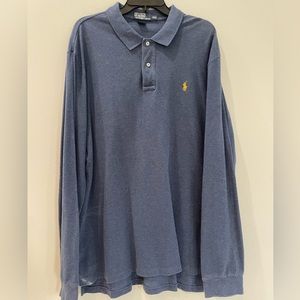 Ralph Lauren Button long sleeve shirt BLUE/ GRAY